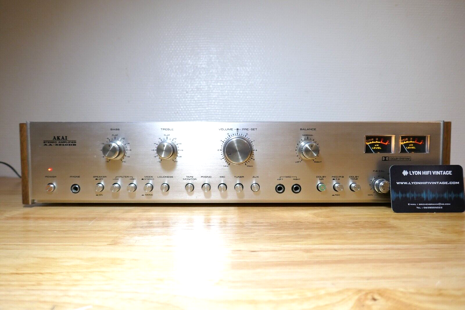 amplificateur amplifier Akai AA-5210 DB vintage occasion