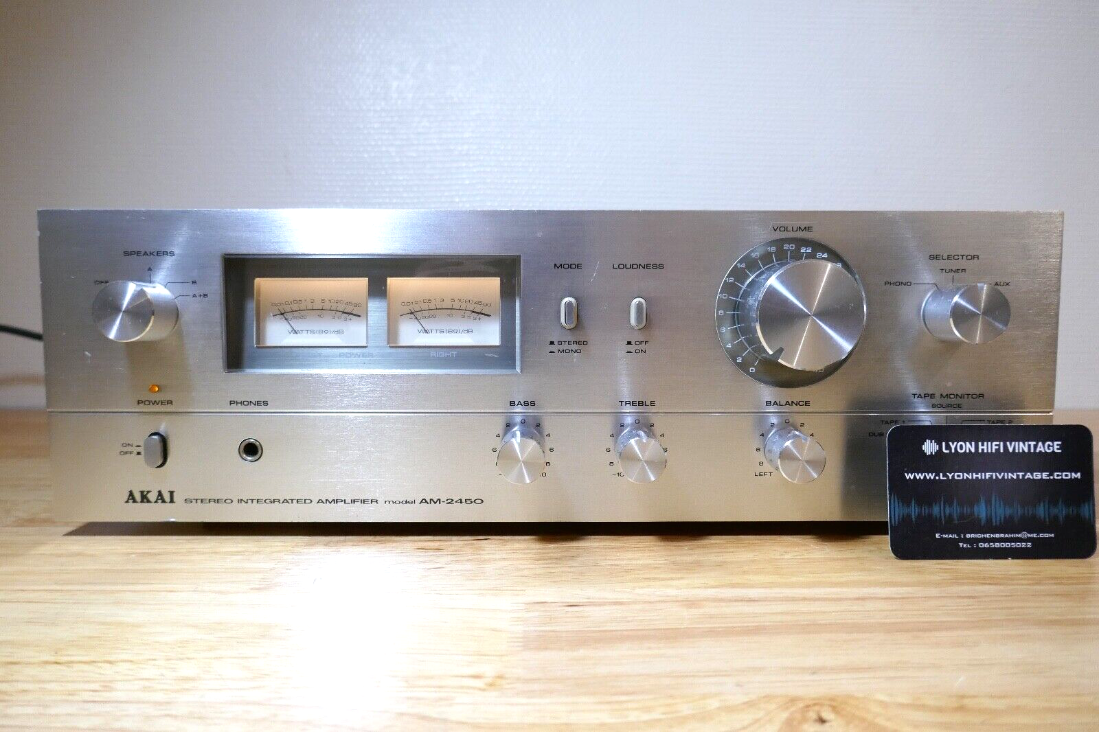 amplificateur amplifier Akai AM-2450 vintage occasion