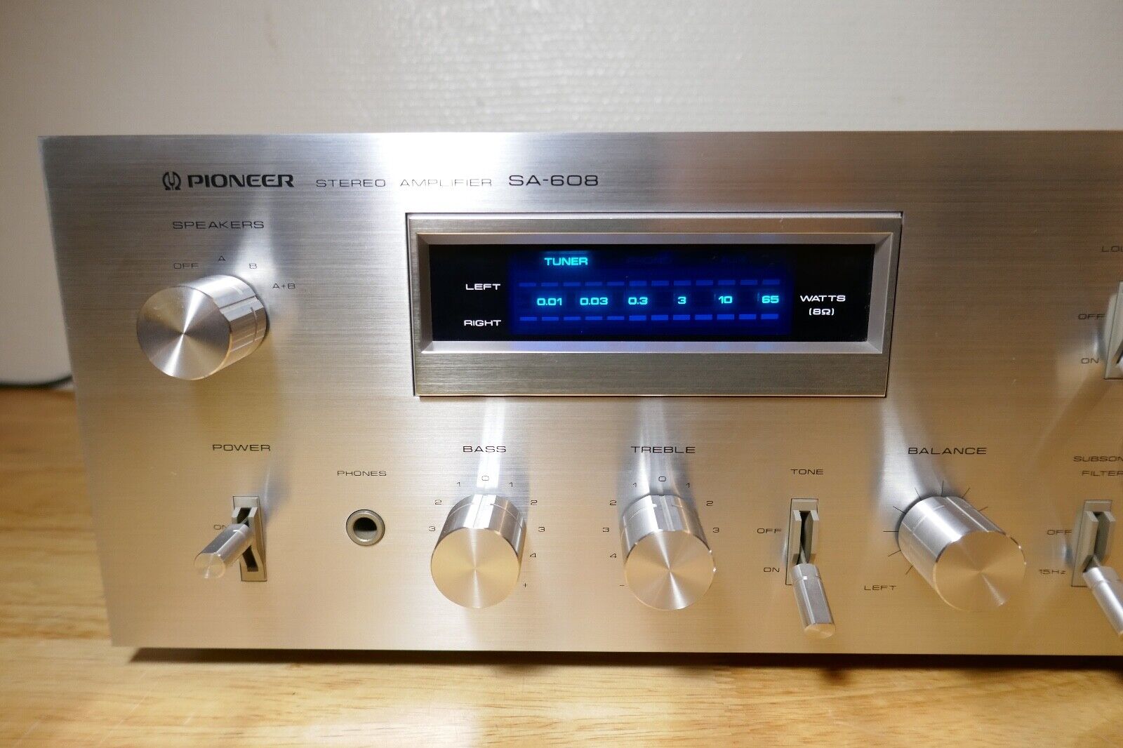 amplificateur amplifier Pioneer SA-608 vintage occasion