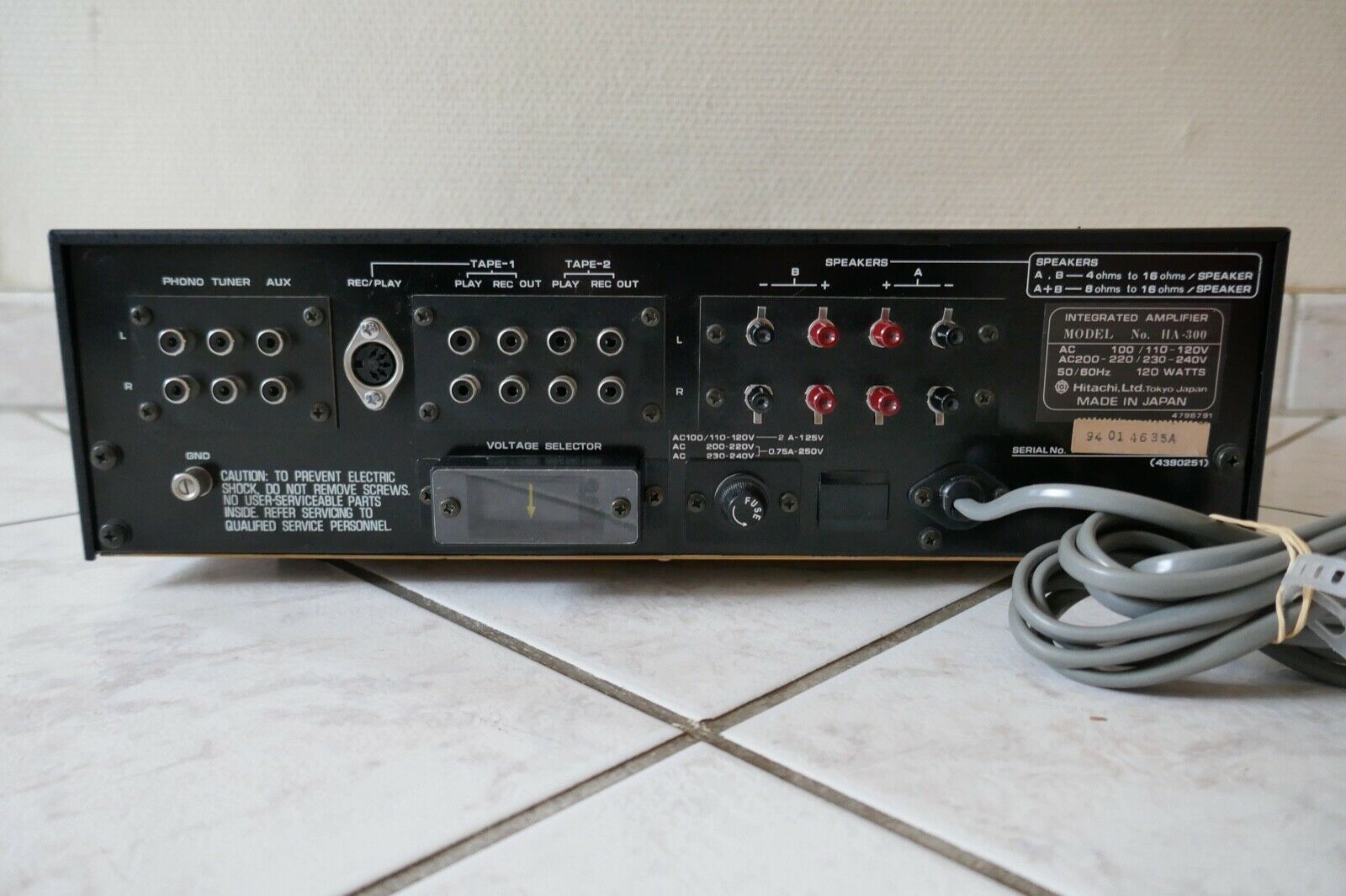 amplificateur amplifier hitachi HA-300 vintage occasion
