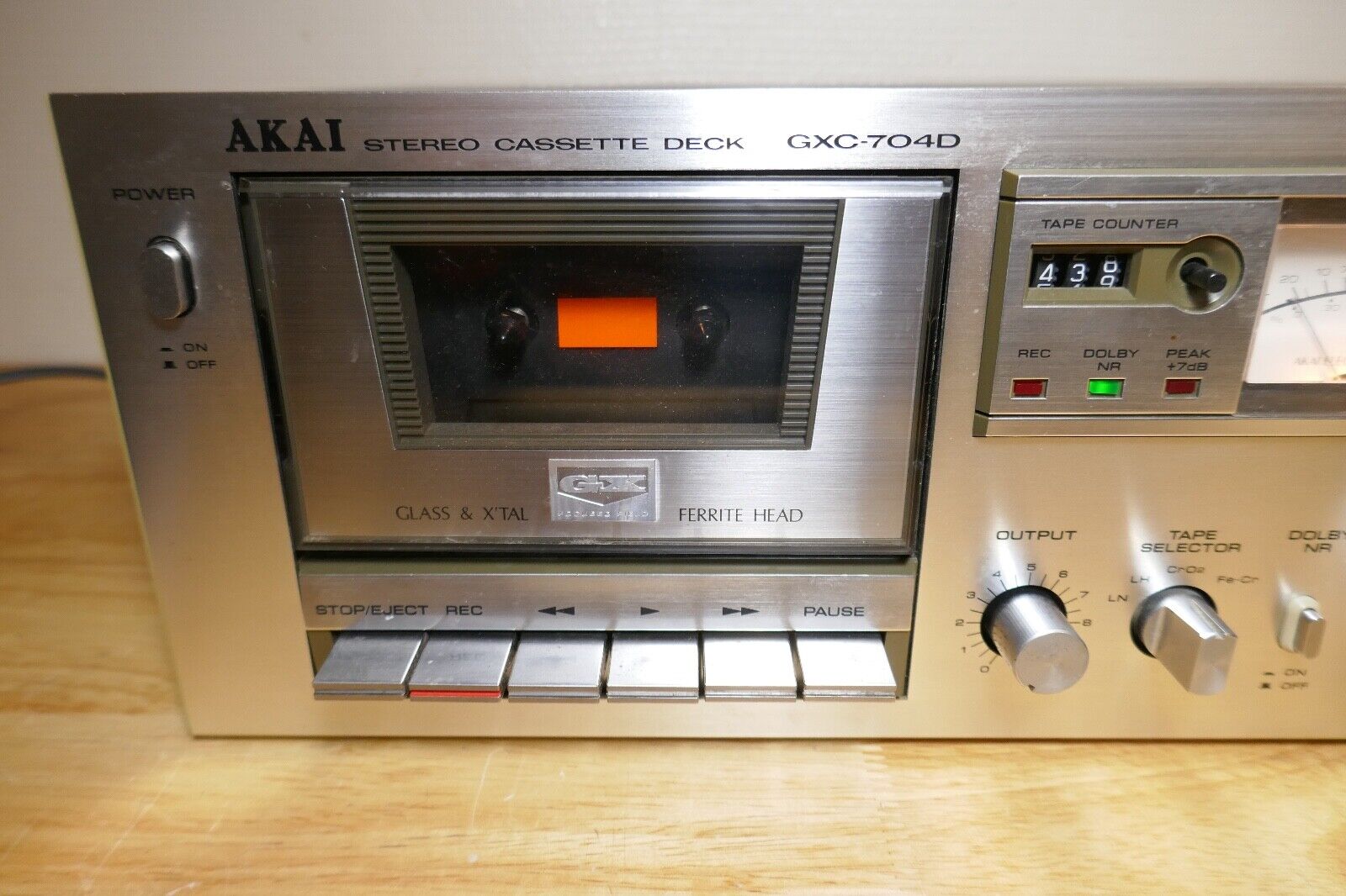 lecteur cassette tape deck Akai cs-704d vintage occasion