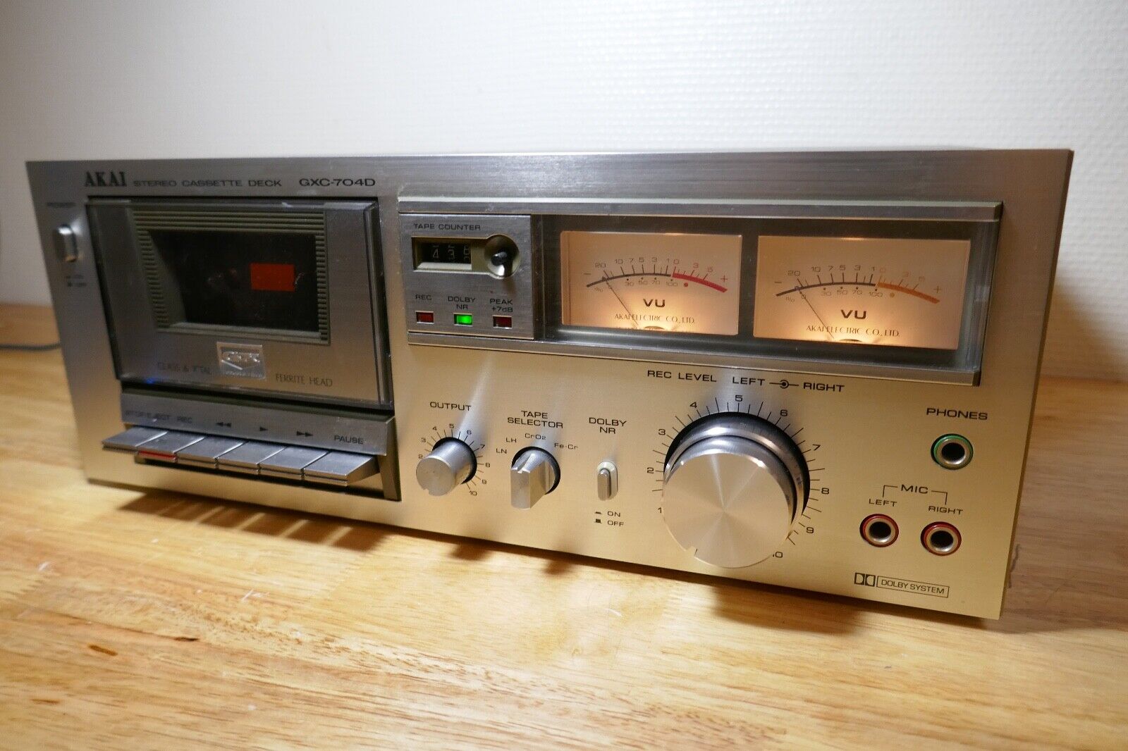 lecteur cassette tape deck Akai cs-704d vintage occasion