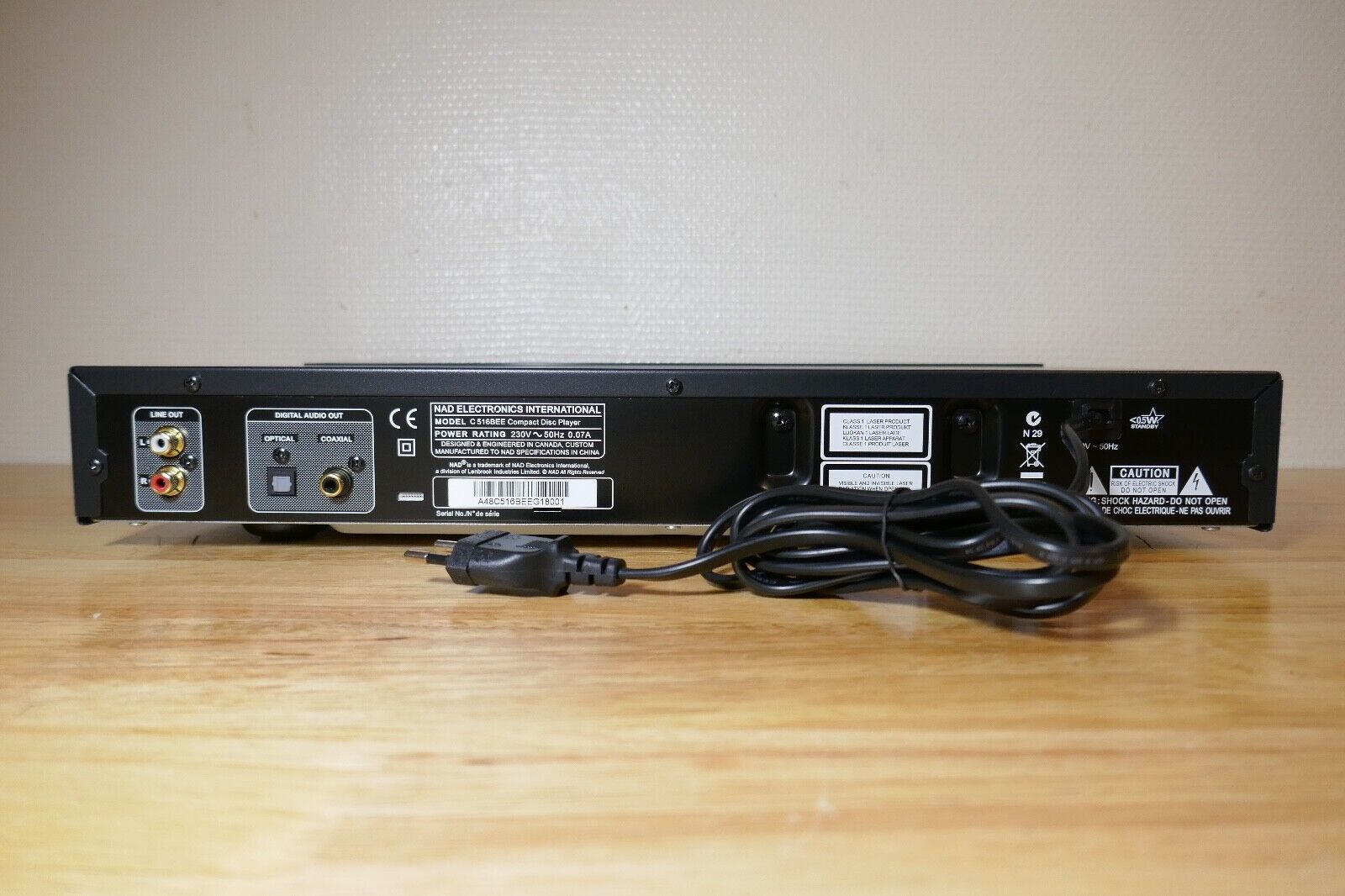 lecteur compact disc player nad C 516BEE vintage occasion