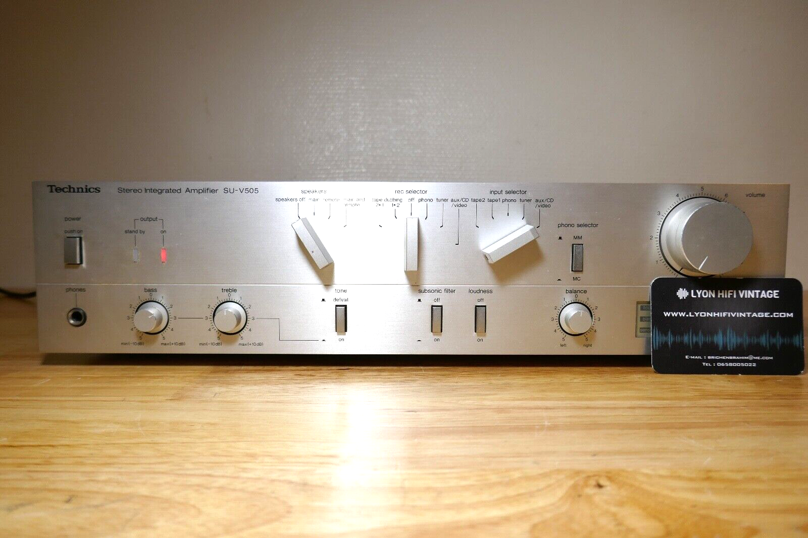 amplificateur amplifier technics SU-V505 vintage occasion