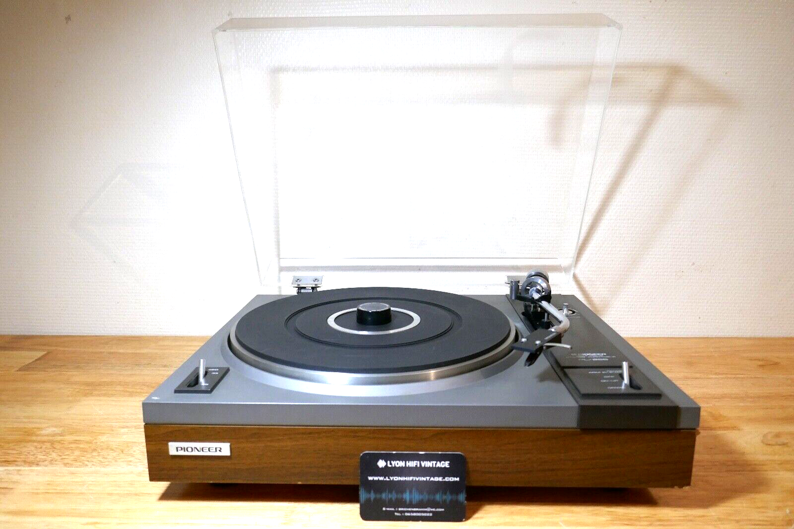 PLATINE VINYLE TOURNE DISQUE PIONEER BELT DRIVE PL-255 VINTAGE TURNTABLE  HIFI - HIFI / SON/PLATINE VINYLE / TURNTABLE - LYON HIFI VINTAGE