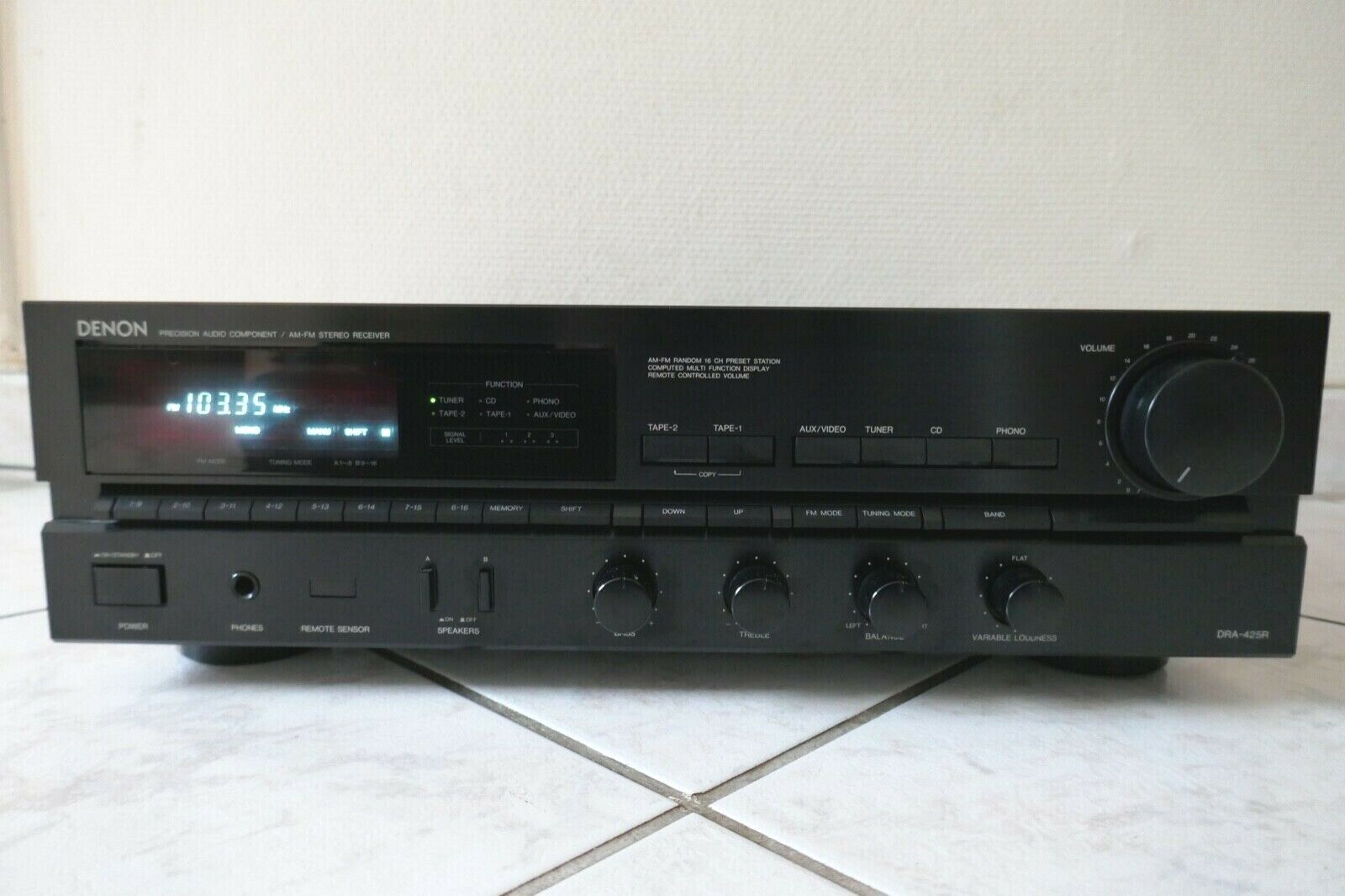 amplificateur amplifier denon DRA-425R vintage occasion