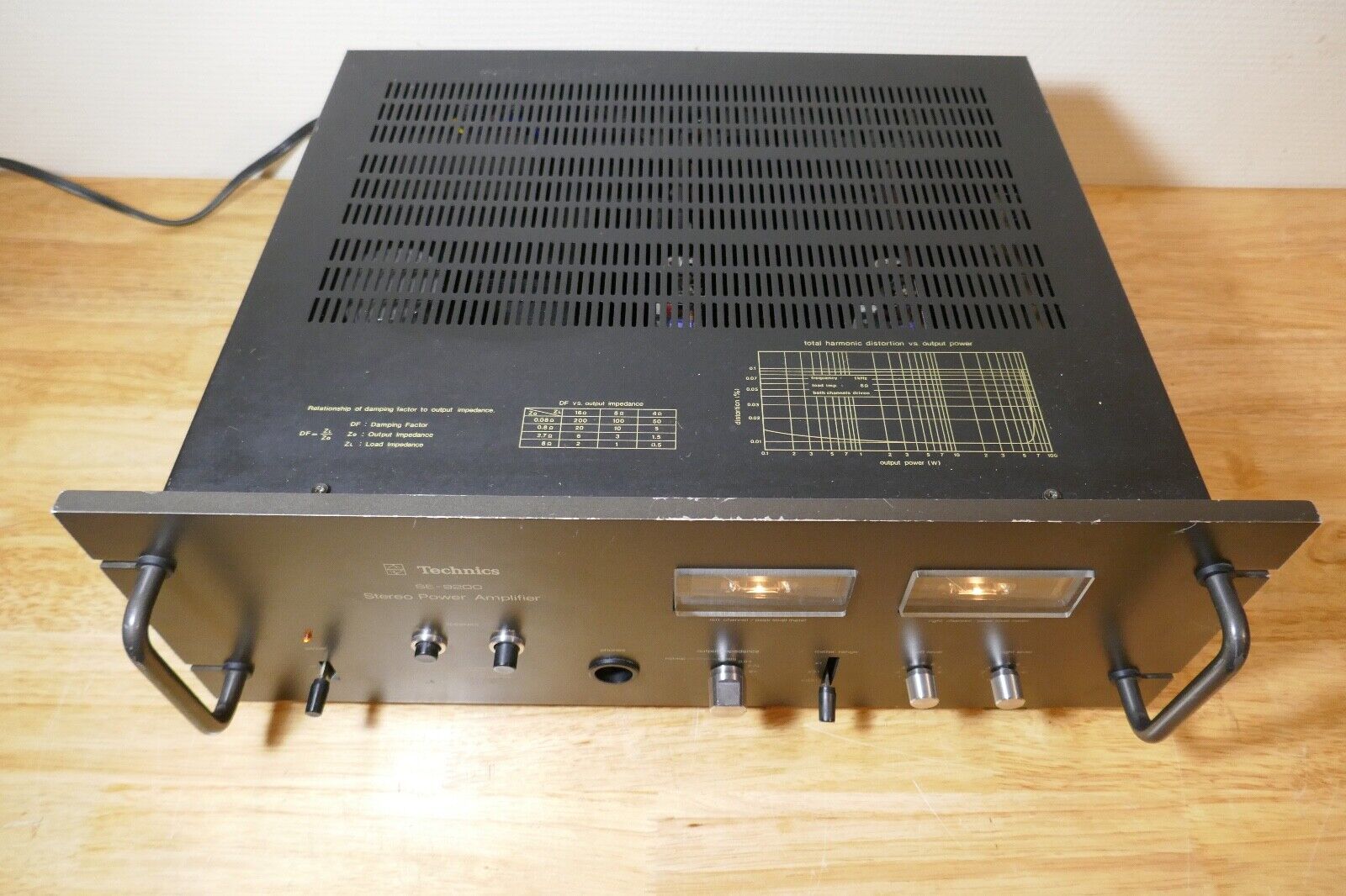 AMPLIFICATEUR TECHNICS STEREO POWER AMPLIFIER SE9200 / VINTAGE