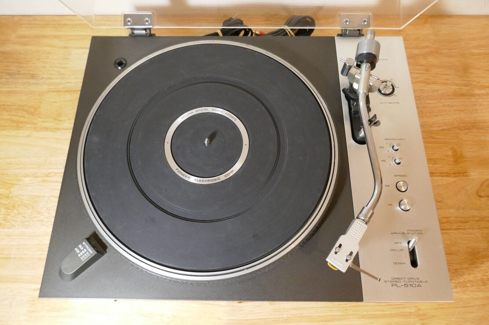 platine vinyle turntable pioneer pl-510a vintage occasion