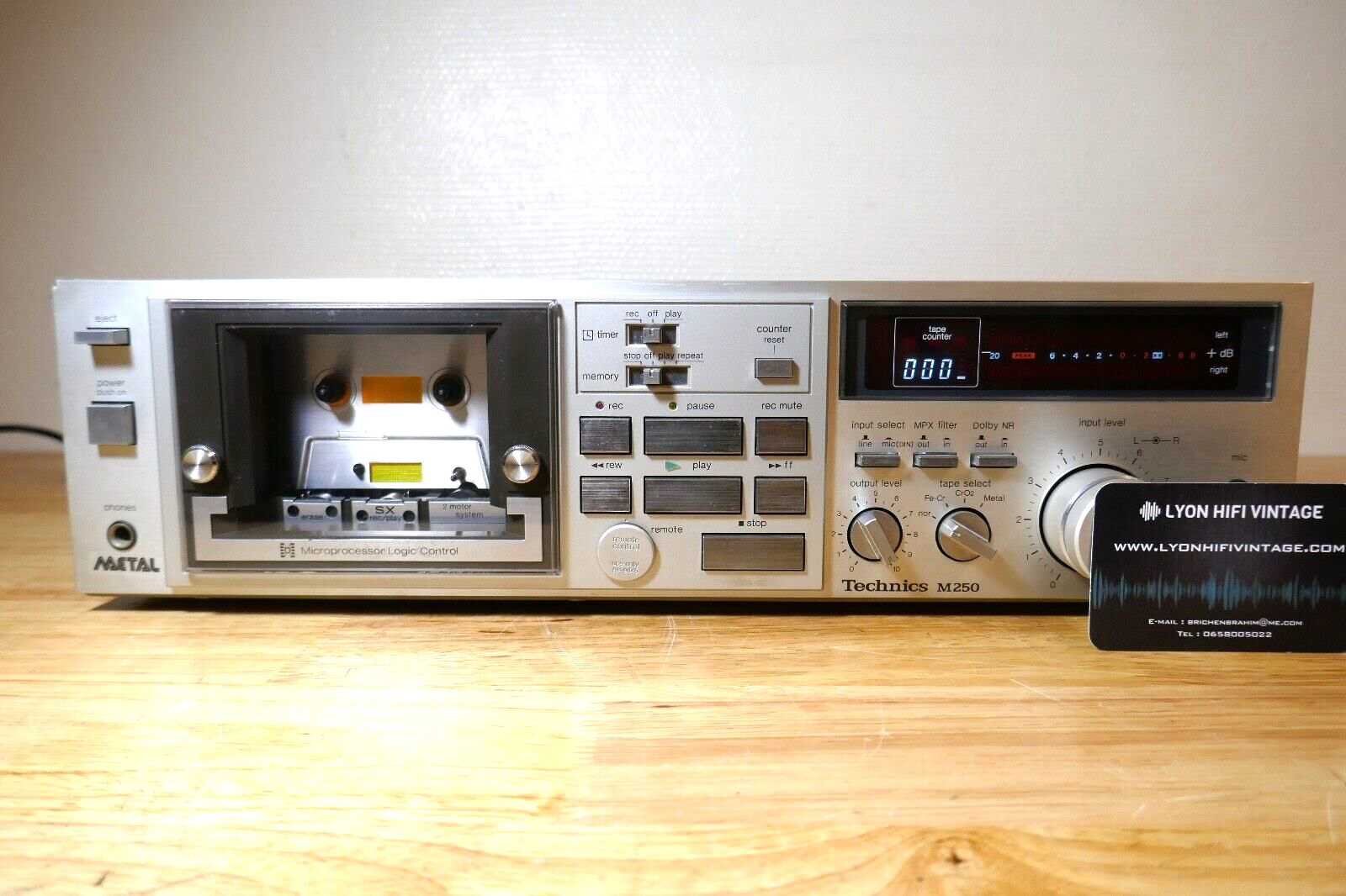 lecteur cassette tape deck  vintage occasion technics m250