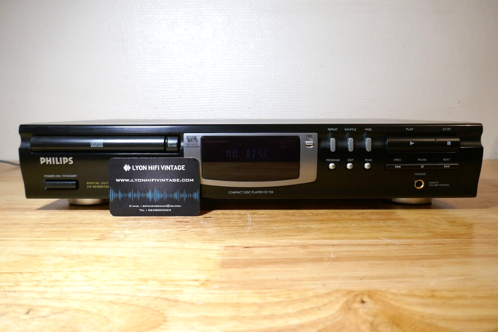 lecteur compact disc player philips cd723 vintage occasion