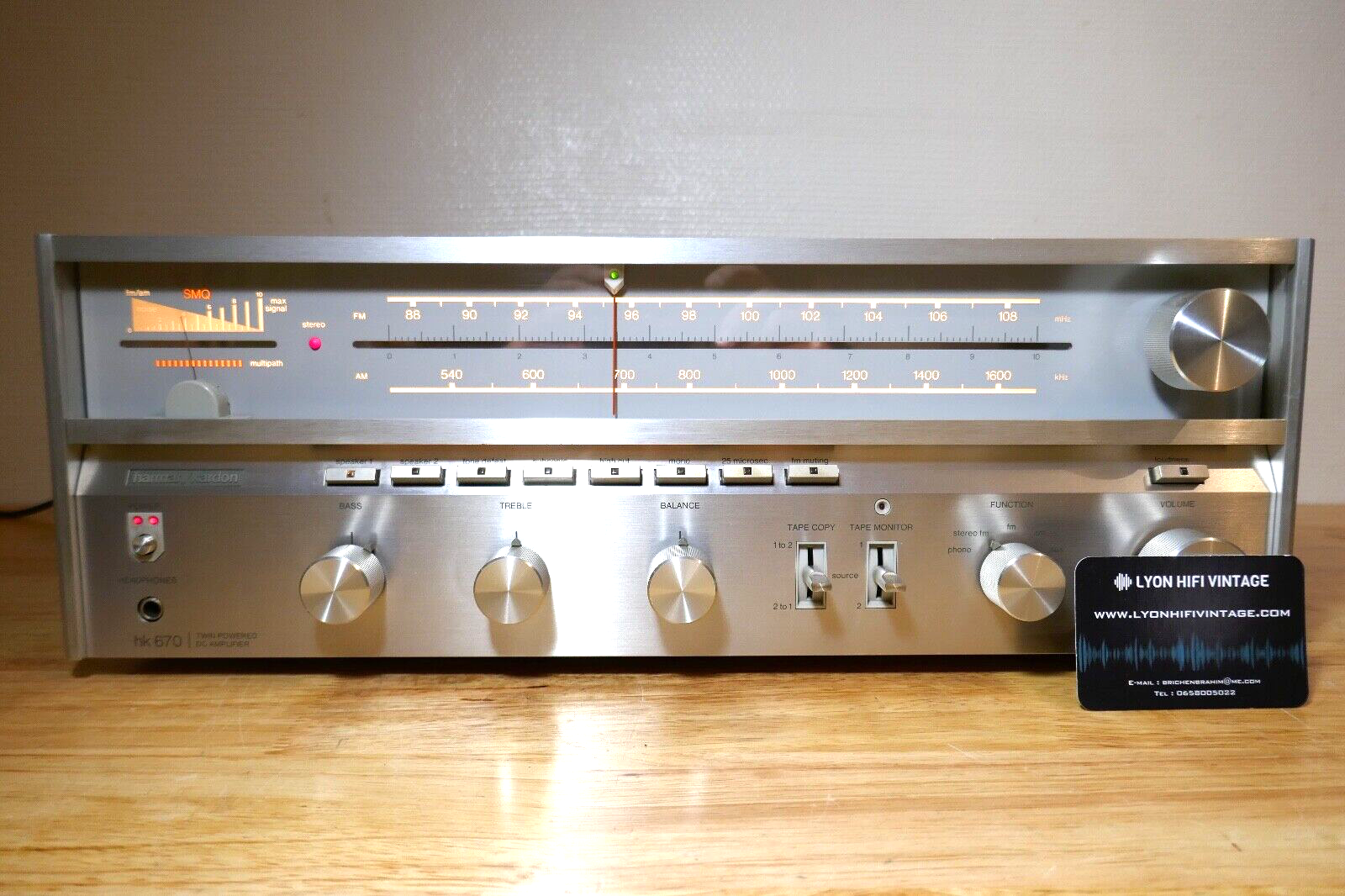 amplificateur amplifier HARMAN KARDON HK 670 vintage occasion