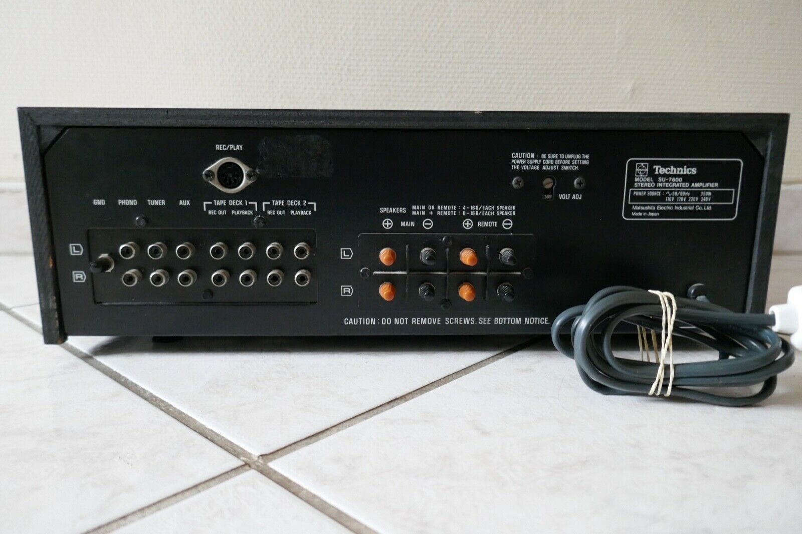 amplificateur amplifier technics SU-7600 vintage occasion