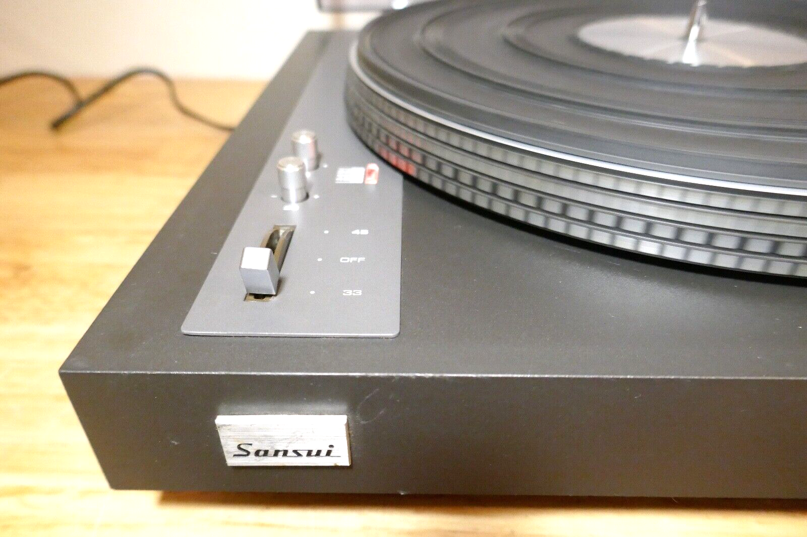 platine vinyle turntable Sansui sr-525 vintage occasion