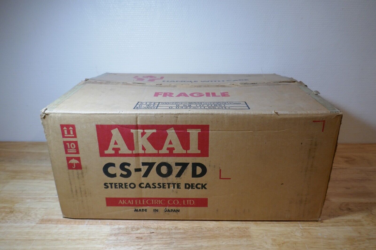 lecteur cassette tape deck akai CS-707D vintage occasion