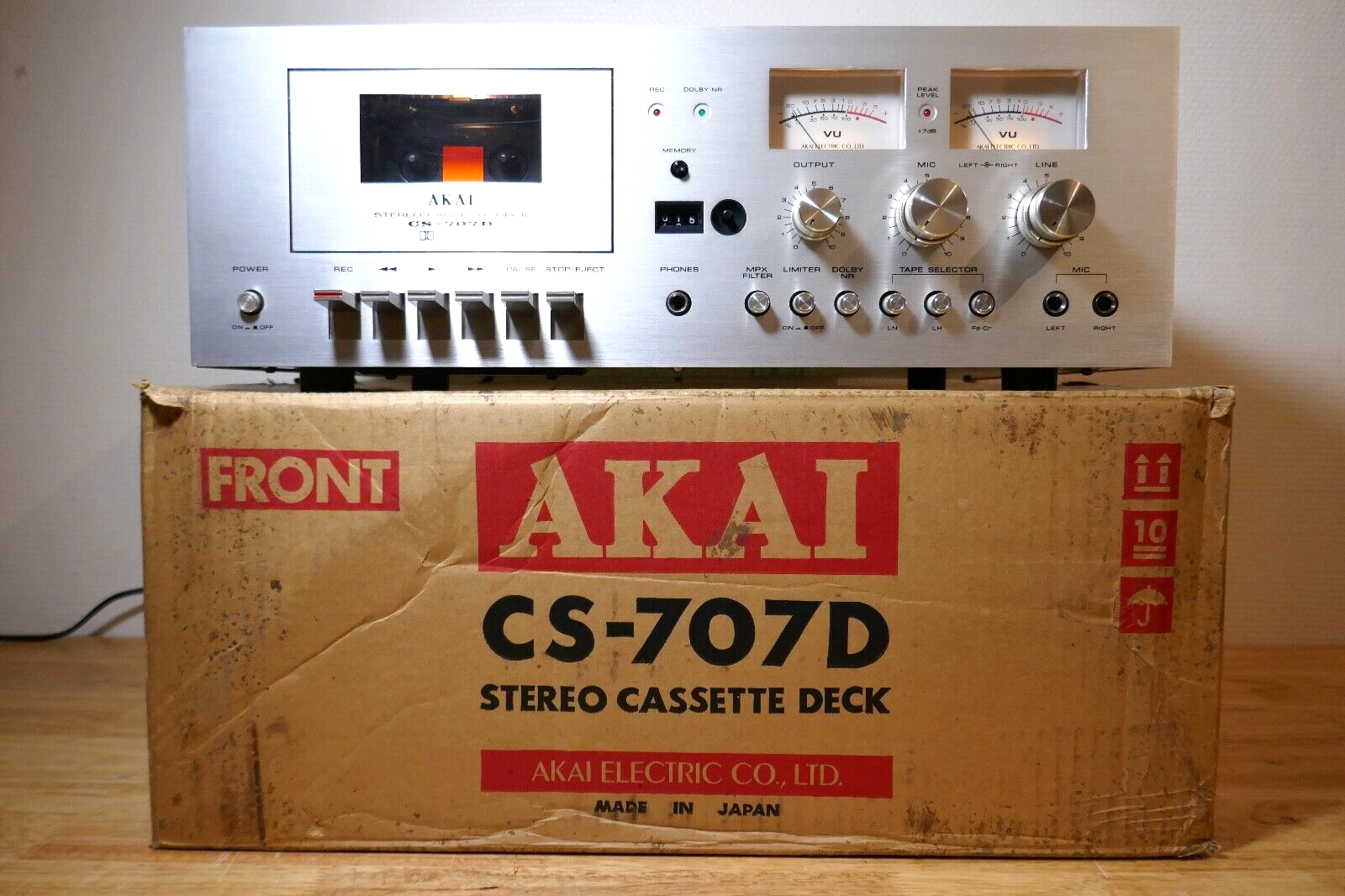 lecteur cassette tape deck akai CS-707D vintage occasion