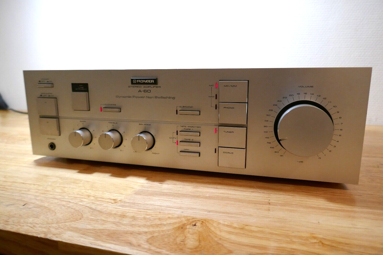 amplificateur amplifier pioneer A-60 vintage occasion