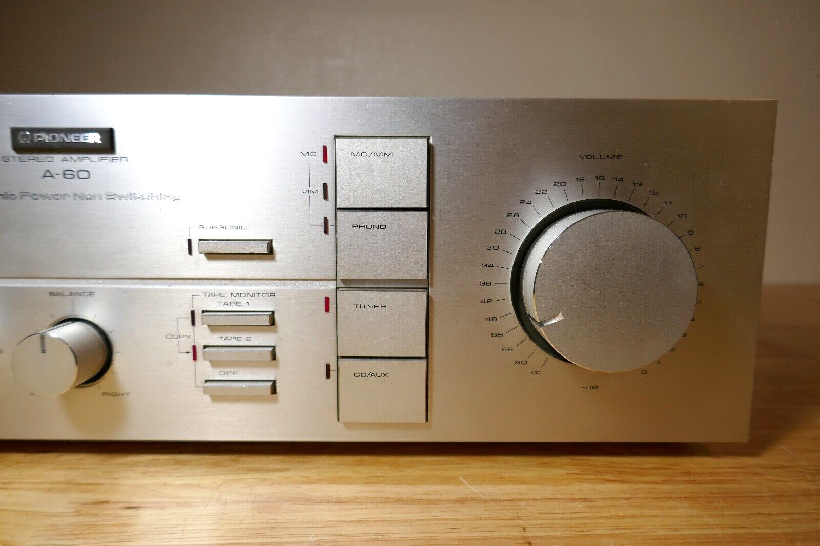 amplificateur amplifier pioneer A-60 vintage occasion