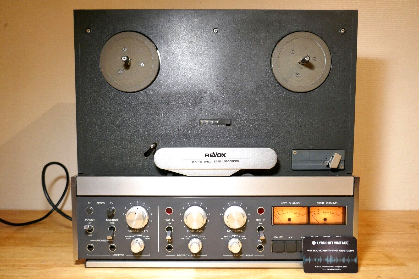 magnétophone tape recorder Revox b77 vintage occasion