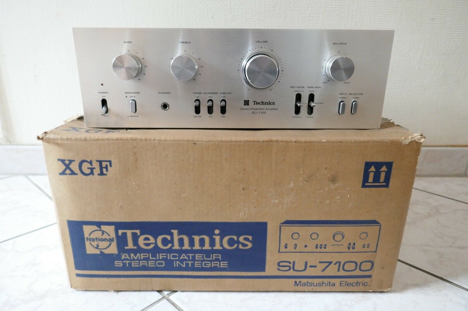 amplificateur amplifier technics SU-7100 vintage occasion