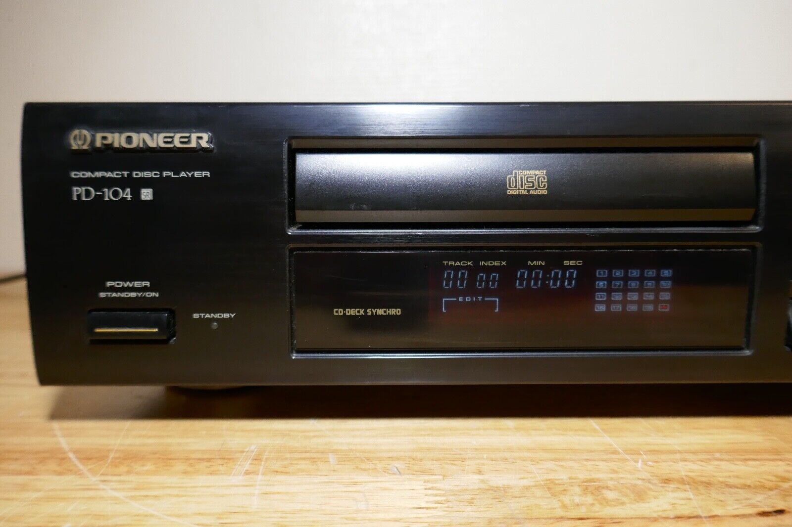 lecteur compact disc player pioneer pd-104 vintage occasion