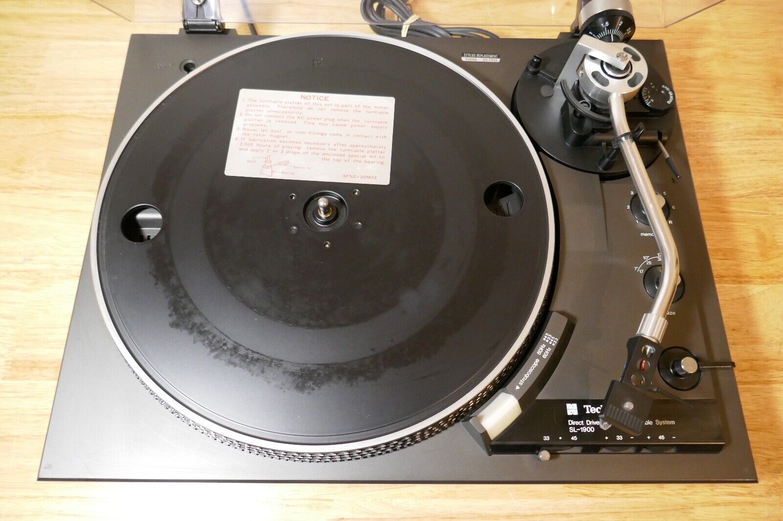 Technics Sl1900 À VENDRE! - FR