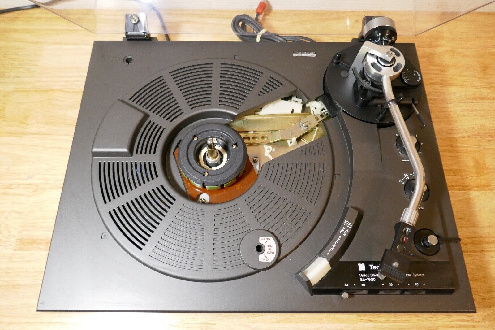 turntable platine vinyle technics sl-1900 vintage occasion