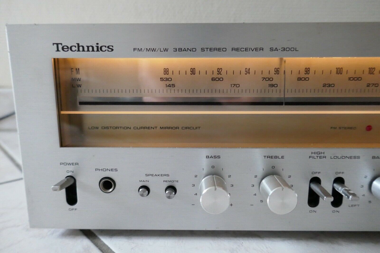 amplificateur amplifier technics SA-300L vintage occasion