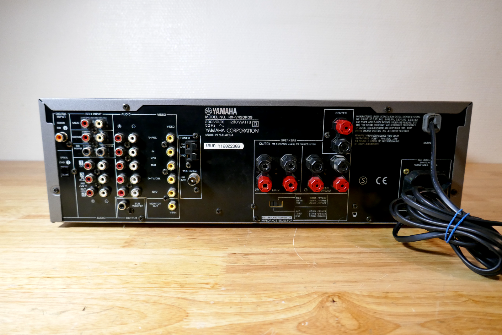 amplificateur amplifier yamaha RX-V430RDS vintage occasion