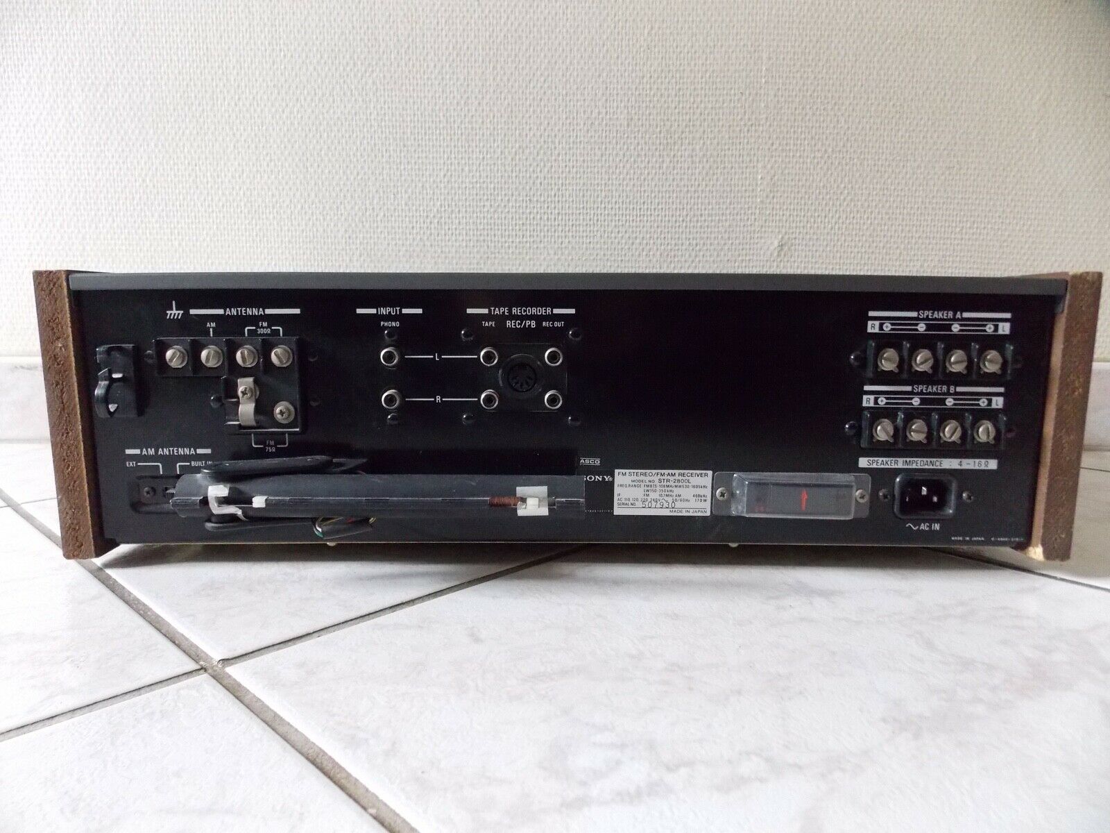 amplificateur amplifier sony STR-2800L vintage occasion