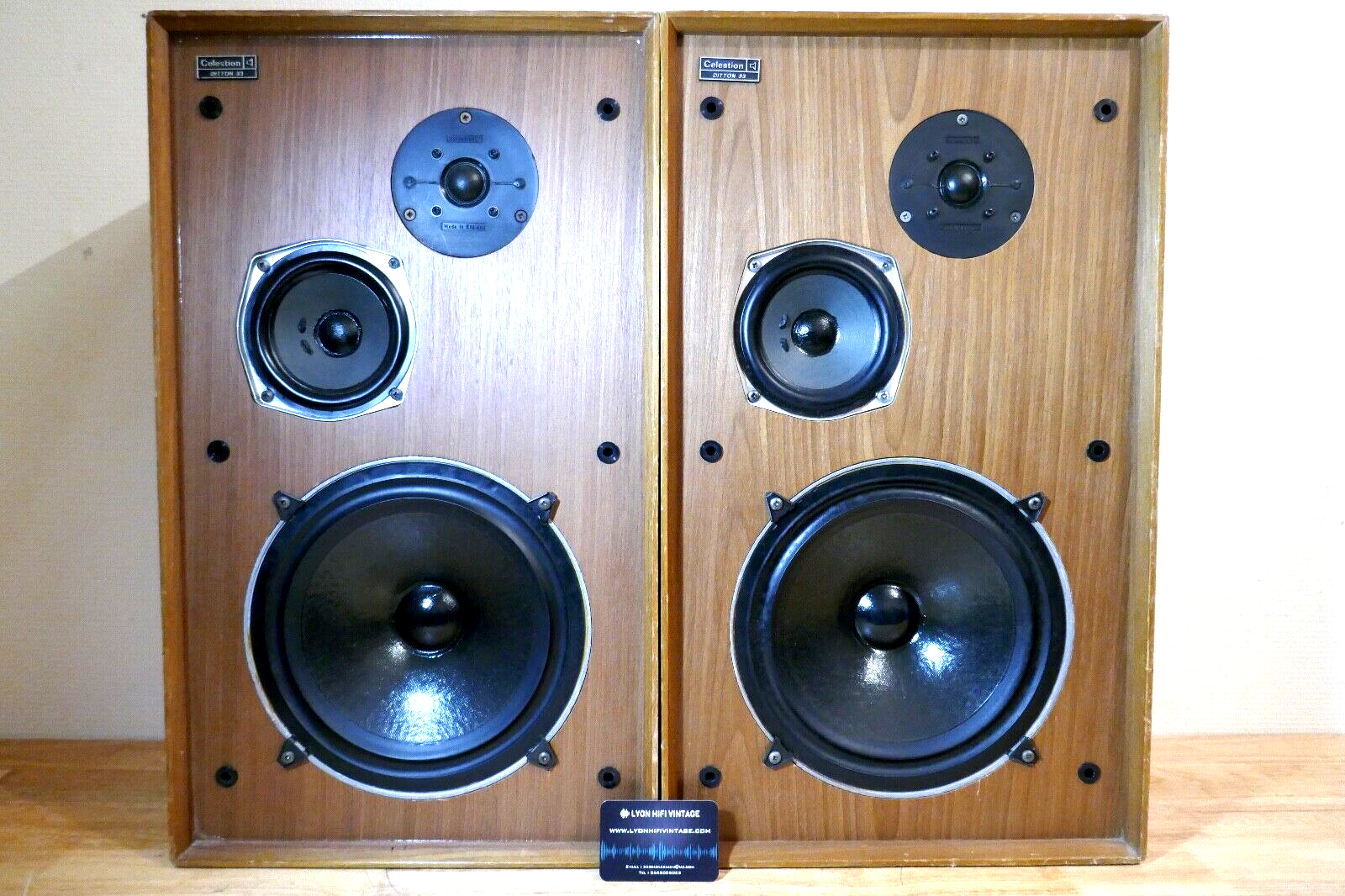 enceintes speakers Celestion Ditton 33 vintage occasion