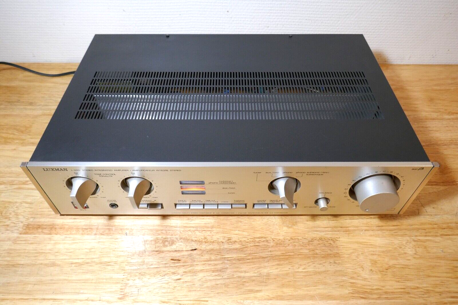 amplificateur amplifier LUXMAN l-220 vintage occasion