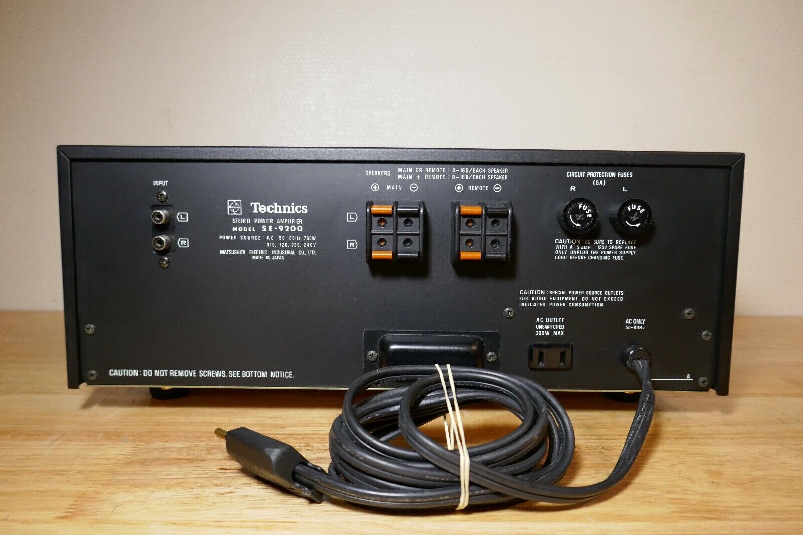 amplificateur amplifier Technics se-9200 vintage occasion