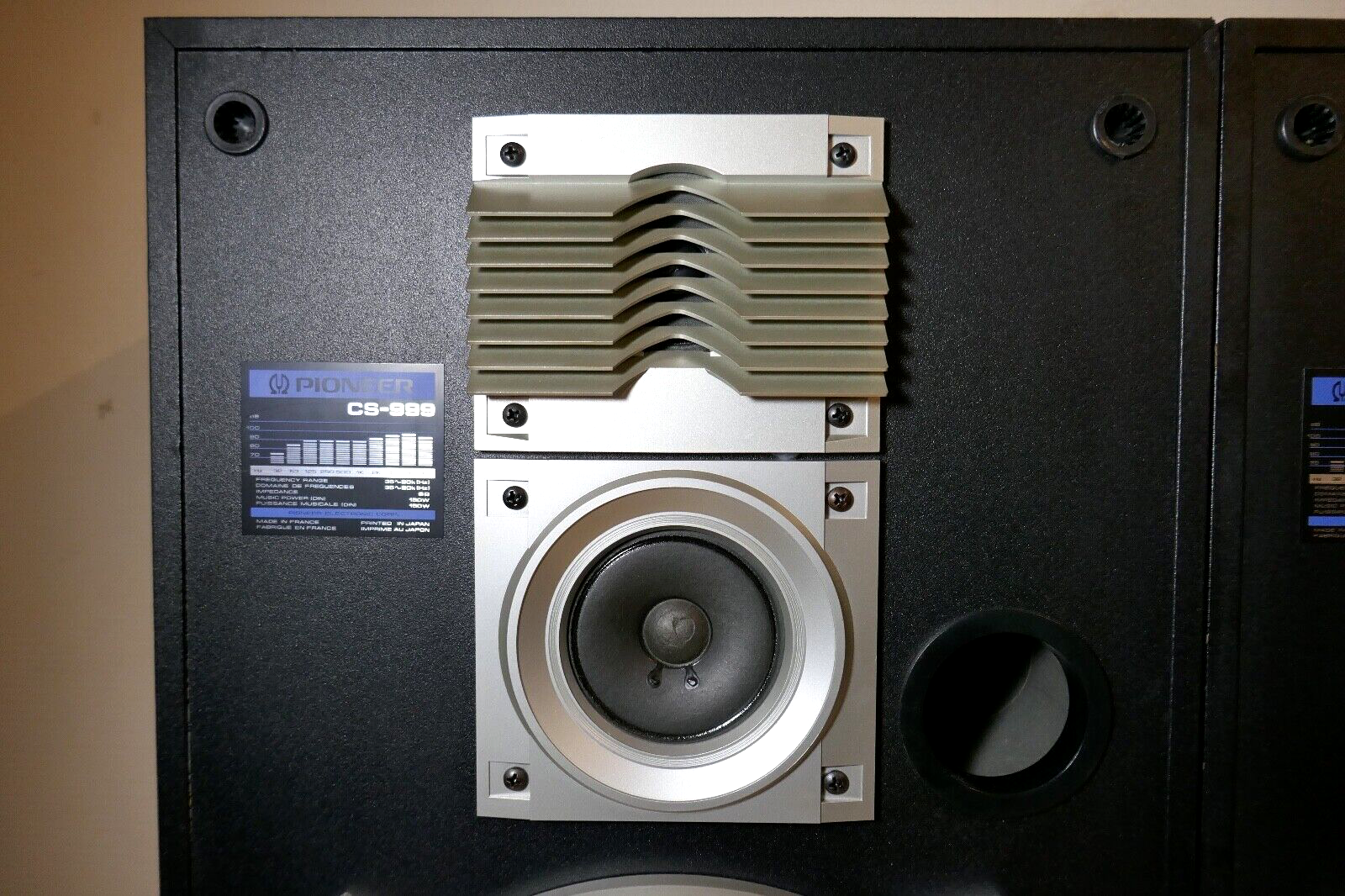 enceintes speakers pioneer cs-999 vintage occasion