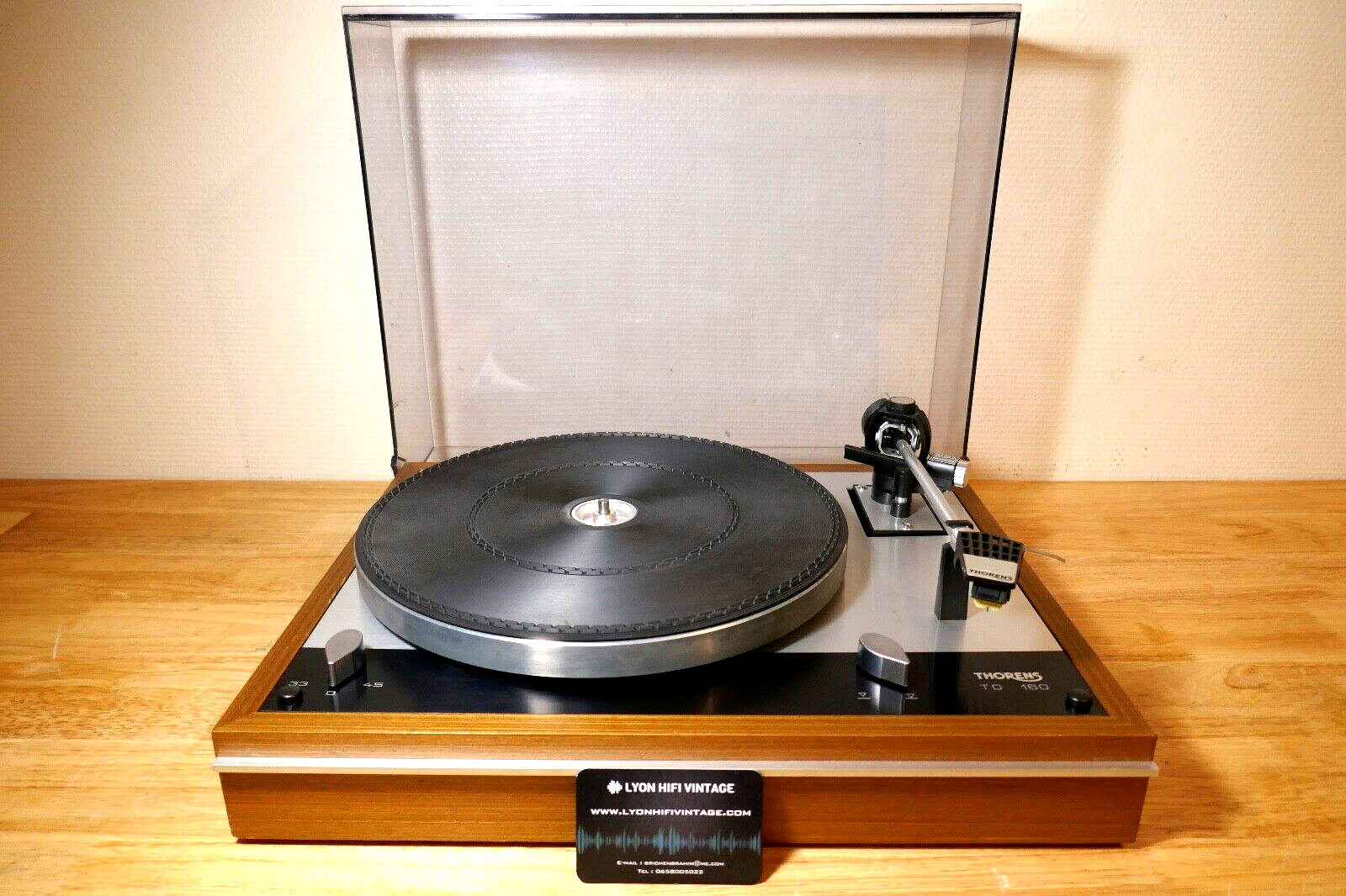 platine vinyle turntable Thorens td 160 vintage occasion