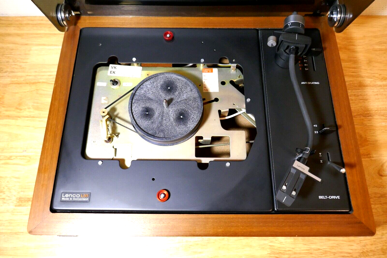 platine vinyle turntable lenco l80 vintage occasion