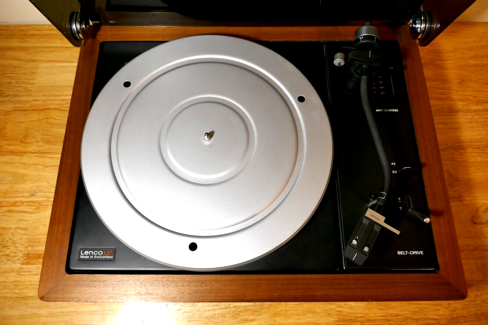 platine vinyle turntable lenco l80 vintage occasion