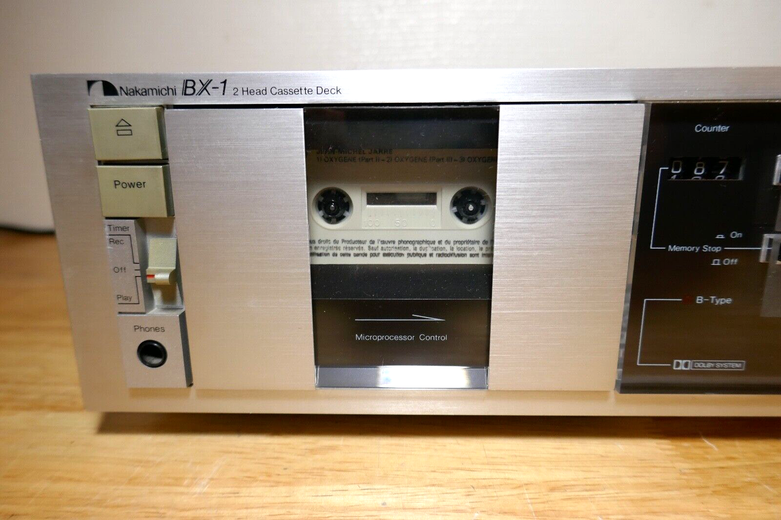 lecteur cassette nakamichi bx-1 tape recorder deck bx-1