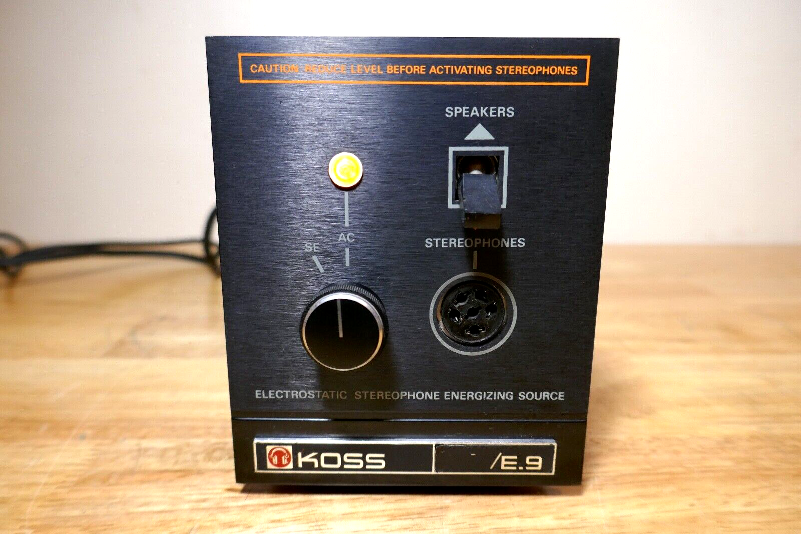 préamplificateur casque Koss /e.9 vintage occasion headphones