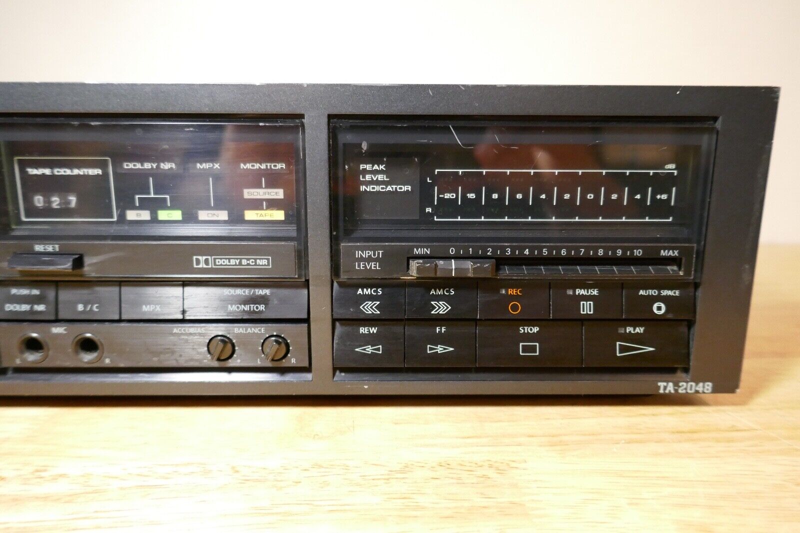 lecteur cassette tape deck onkyo ta-2048 vintage occasion