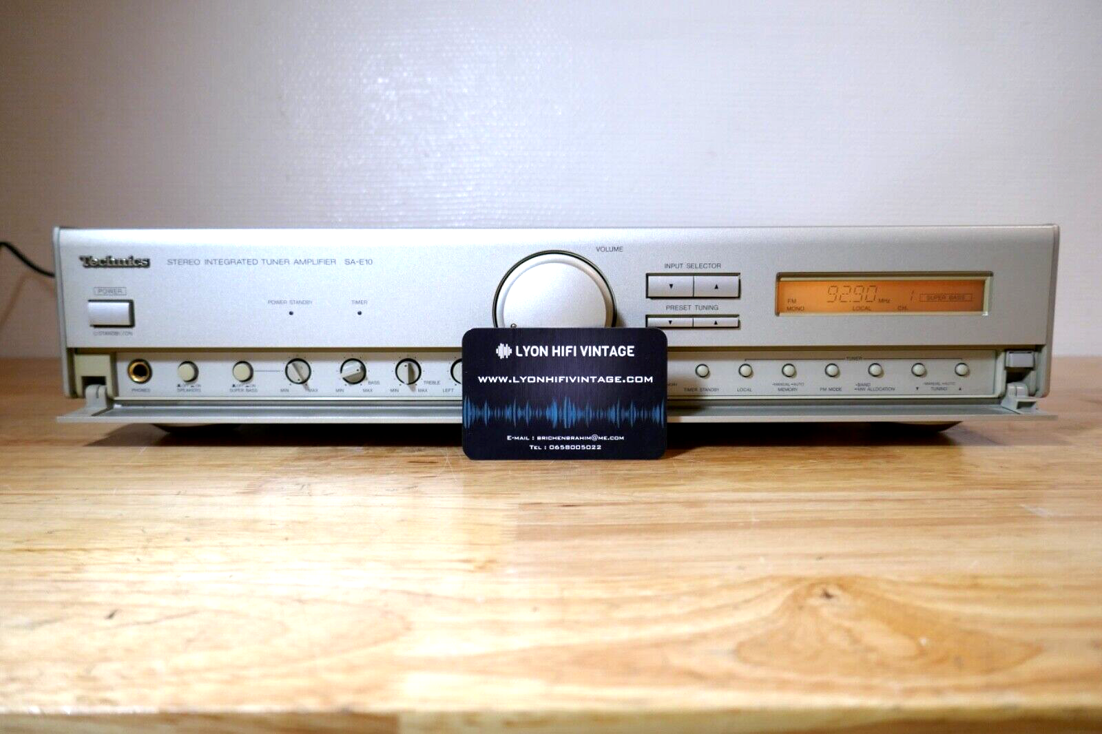 amplificateur amplifier technics sa-e10 vintage occasion