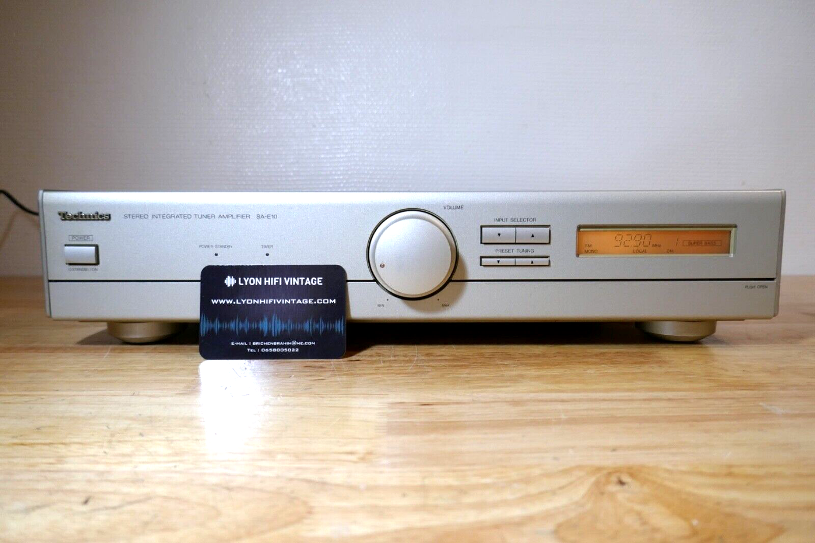 amplificateur amplifier technics sa-e10 vintage occasion