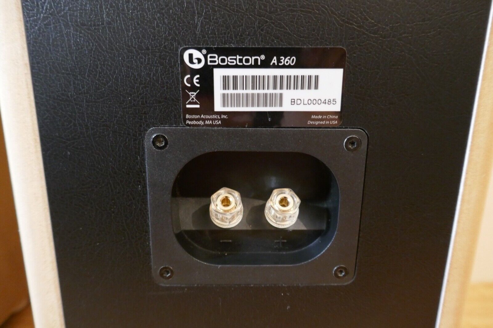 enceintes speakers Boston acoustics a360 vintage occasion