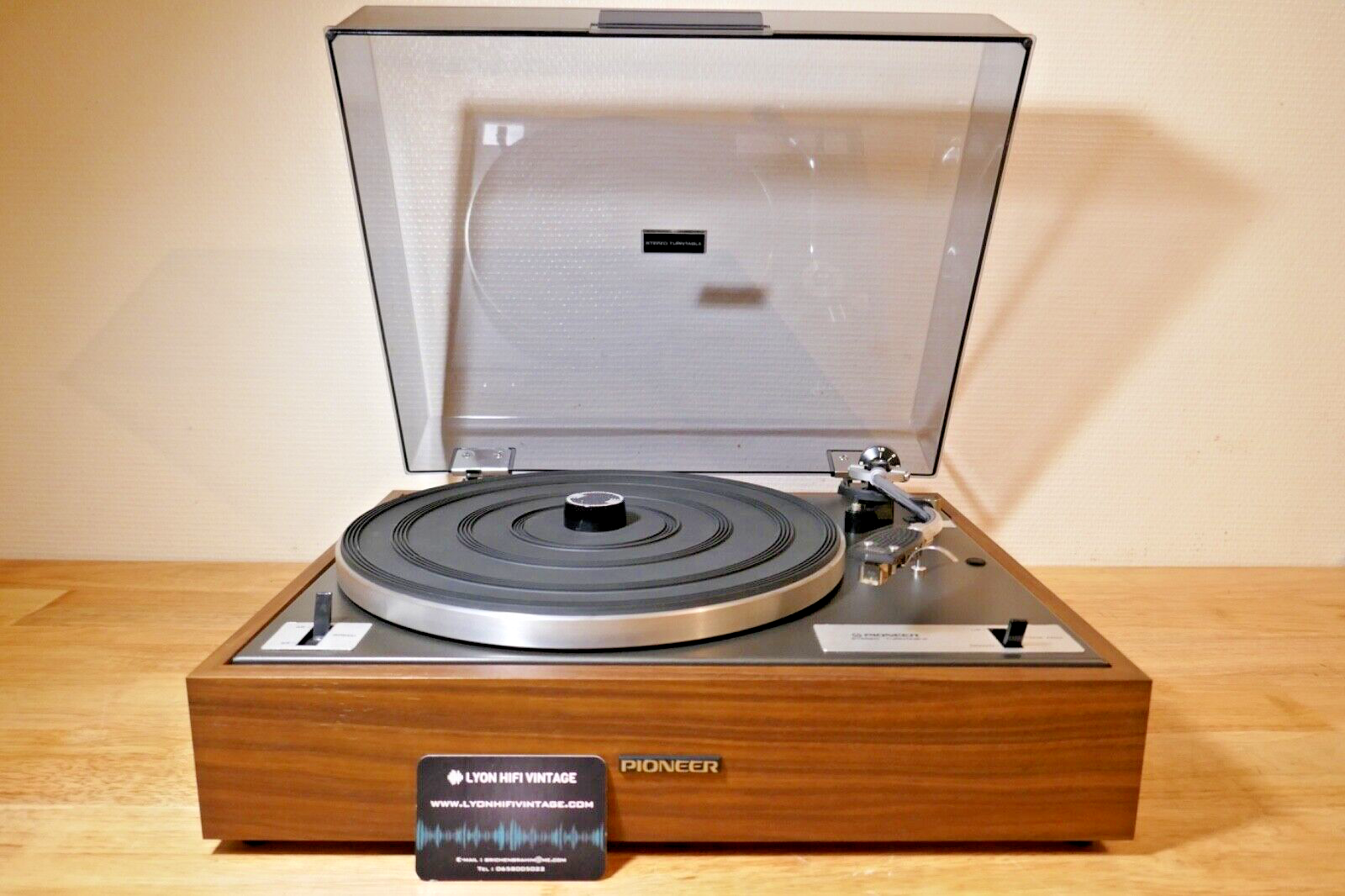 platine vinyle turntable pioneer pl-10 vintage occasion