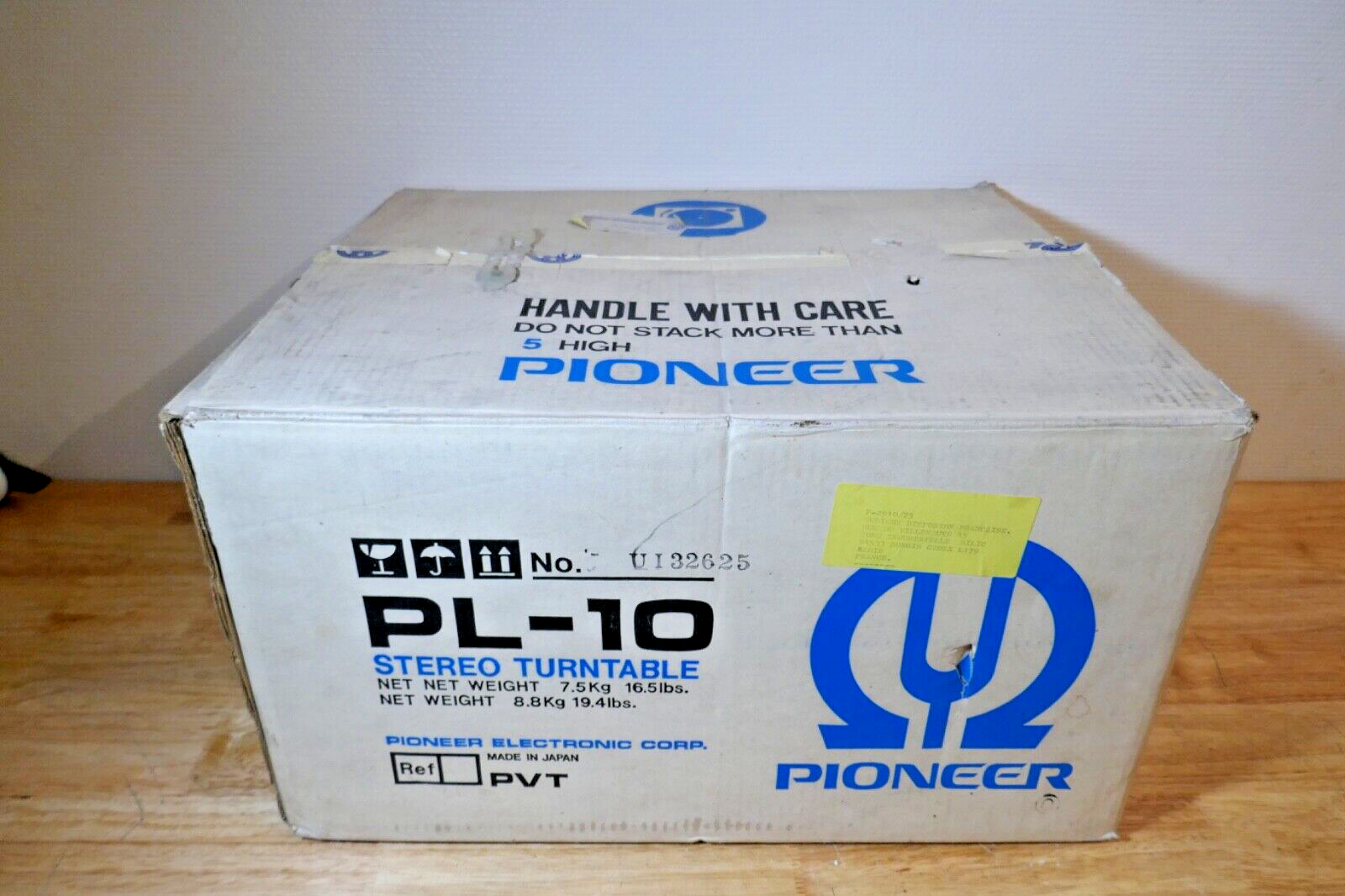 platine vinyle turntable pioneer pl-10 vintage occasion