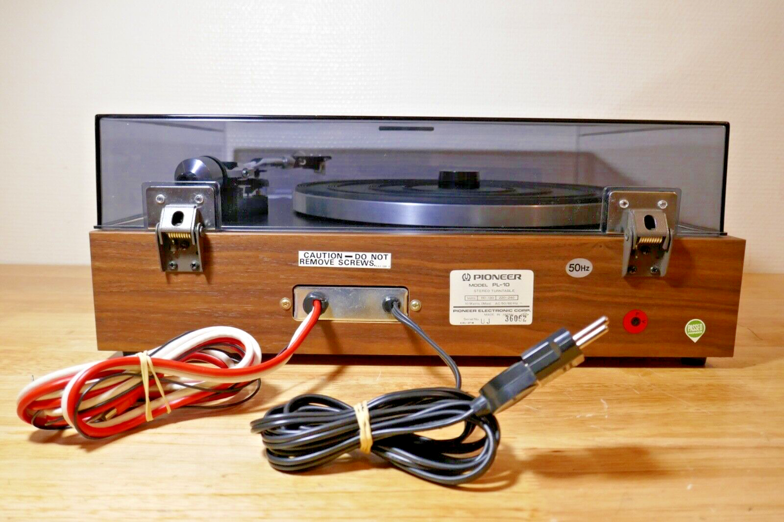 platine vinyle turntable pioneer pl-10 vintage occasion
