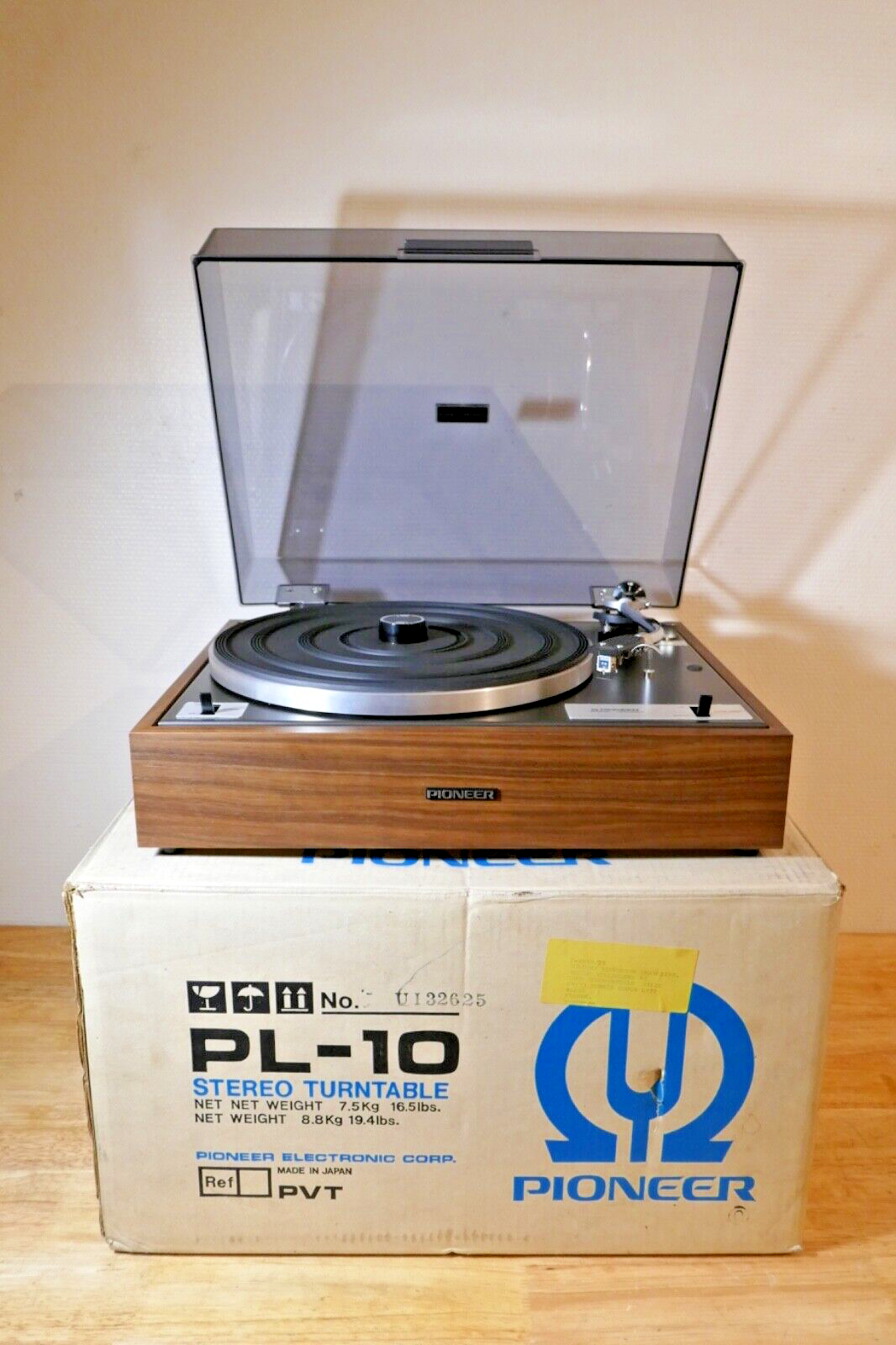 platine vinyle turntable pioneer pl-10 vintage occasion