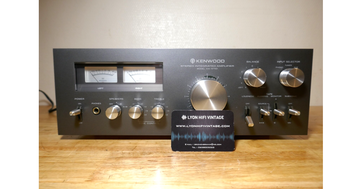 Amplificateur Kenwood KA-50 Vintage – Pour Réparation / Pièces