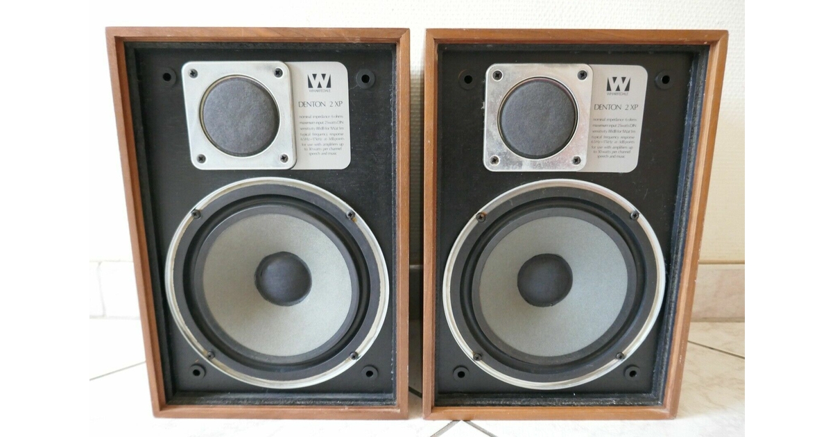 PAIRE D'ENCEINTES WHARFEDALE DENTON 2XP VINTAGE