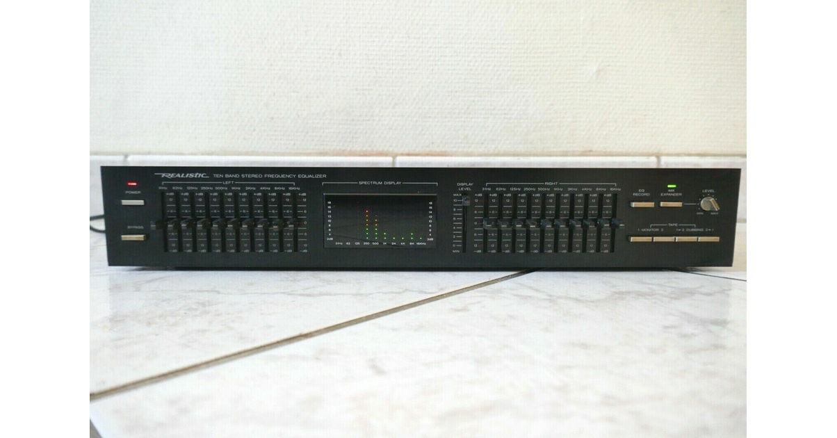 Egaliseur LUXMAN G111 stéréo 10 bandes Audiophile Vintage