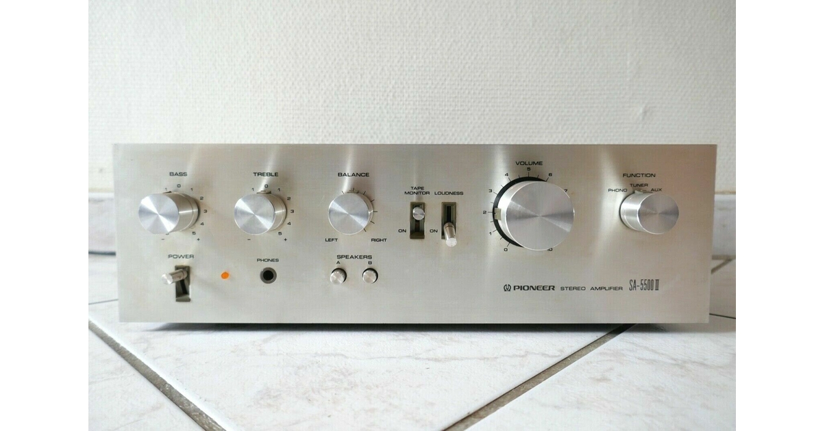 AMPLIFICATEUR INTÉGRÉ & PIONEER SA-5500 II  EUR 140,00 - PicClick FR